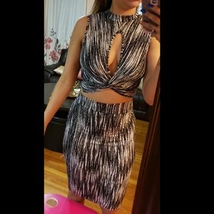 TOP AND SKIRT  SET🖤